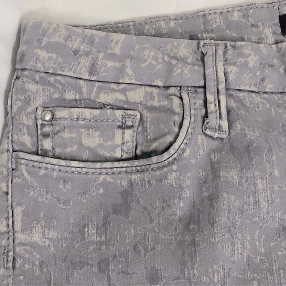 MARCHESA VOYAGE FLOCKED JACQUARD JEANS - Picture 2 of 11